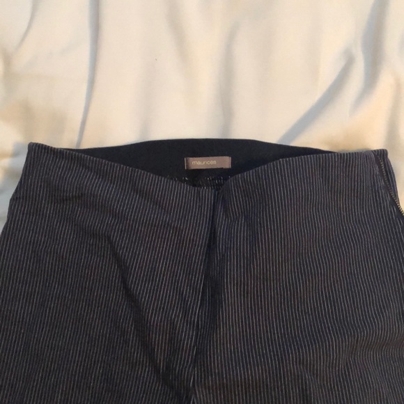 Blue and white striped dress pants - Picture 3 of 4